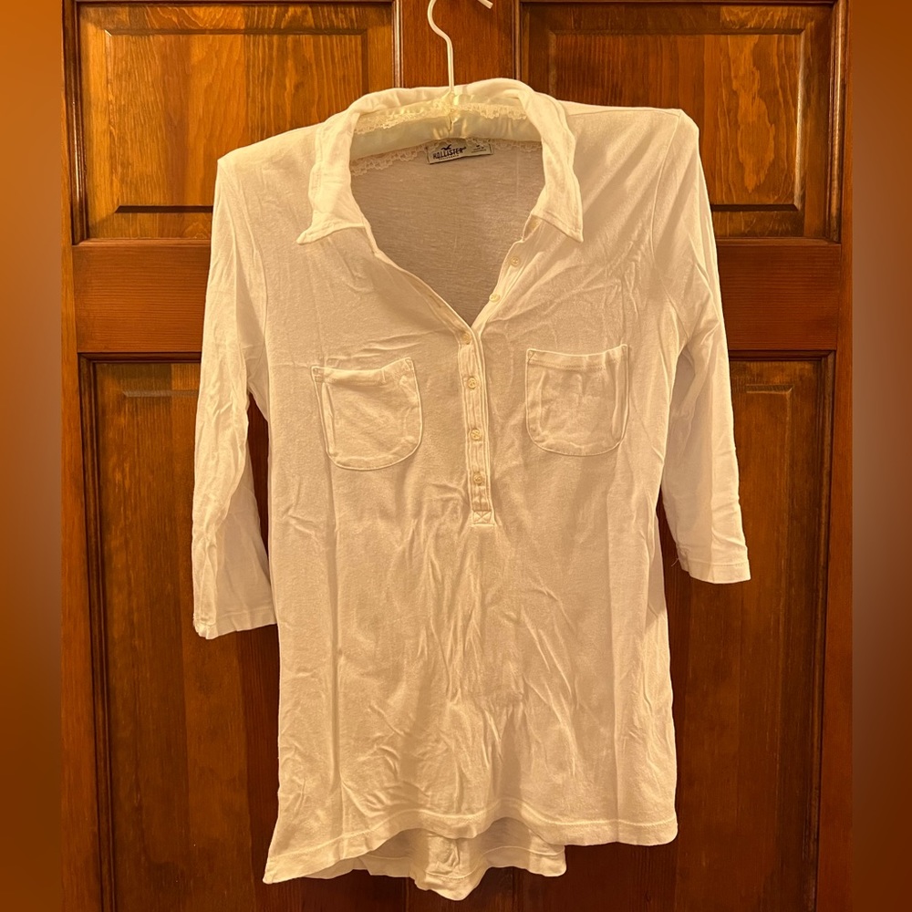 Hollister Cotton Collared Shirt
